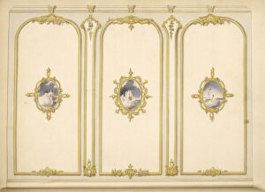 0049 1 Doll House Wallpaper Wall Paneling Diy Shabby Chic Printables