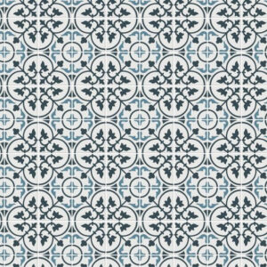 1 12 Navy Blue Cement Tile Dollhouse Flooring Miniature Diorama