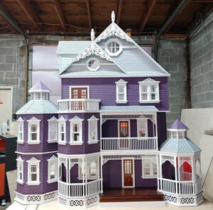 1 12 Scale Wooden Dollhouse KIT Abigail A Gothic Victorian Etsy In