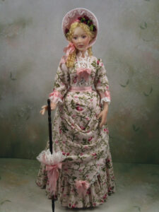 1 12th Scale Dollhouse Miniature Victorian Young Woman Etsy