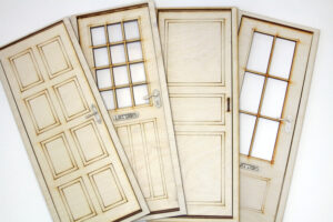 1 6 Doll Roombox Doors Barbie Dollhouse Doors 1 6 Scale Etsy