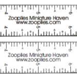 1 To 1 Scaled Printale Ruler Miniatures Miniatures Tutorials Ruler