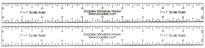 1 To 1 Scaled Printale Ruler Miniatures Miniatures Tutorials Ruler