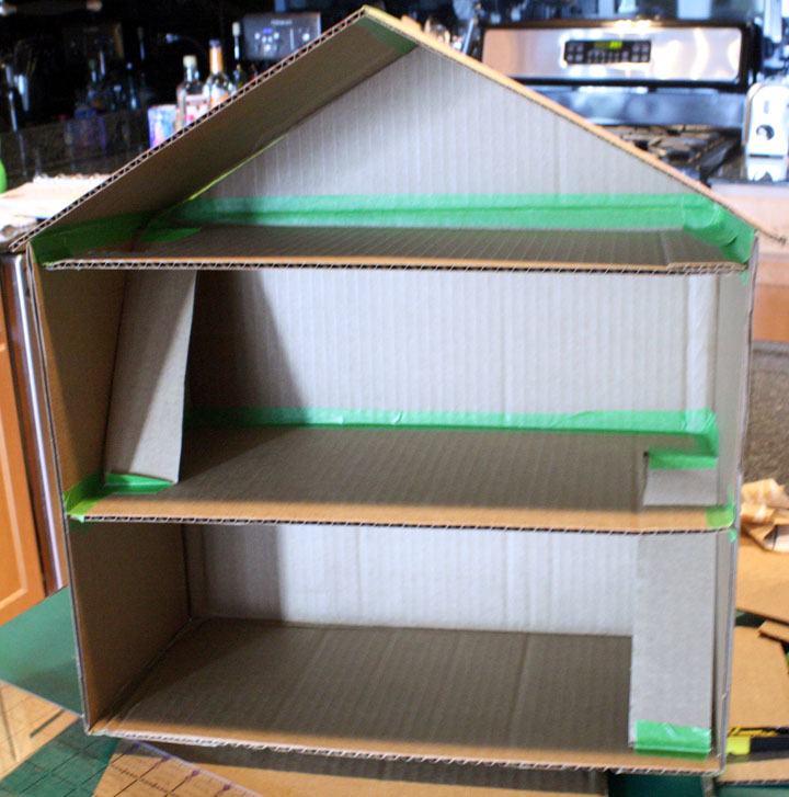 13 Cardboard Dollhouse Plans Guide Patterns