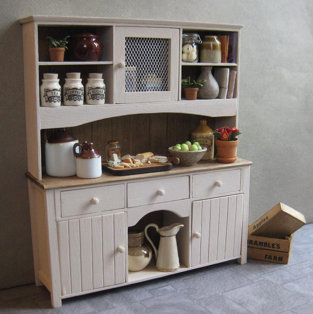 2018 06 Miniature Cabinet Kitchen Dollhouse By Julie Warren 