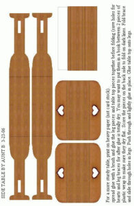 40 Best Dollhouse Table Desk Images On Pinterest Doll Houses Paper