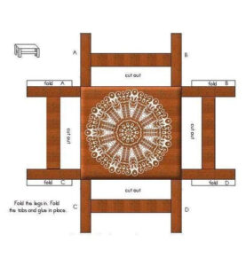 40 Best Dollhouse Table Desk Images On Pinterest Doll Houses Paper