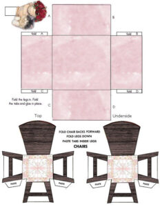 40 Best Dollhouse Table Desk Images On Pinterest Doll Houses Paper