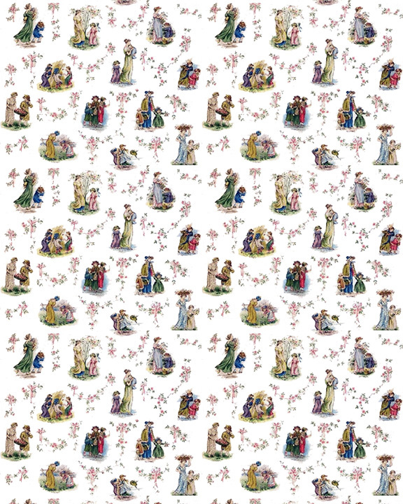 Jennifer’s Printable Dollhouse Wallpaper