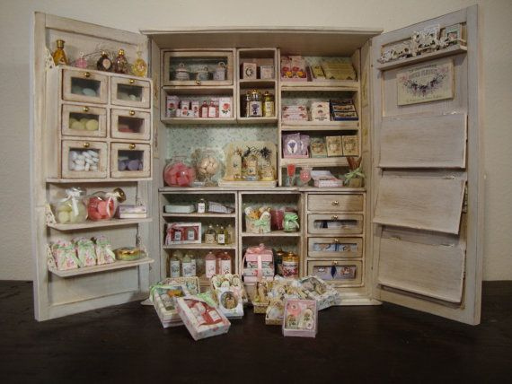 608 Best Miniature Shop Displays Images On Pinterest Doll Houses 