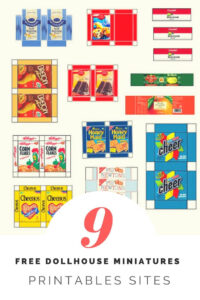 9 FREE Dollhouse Miniature Printables Sites Miniature Printables