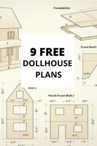 9 Free Dollhouse Plans Diy Dolls House Plans Doll House Plans