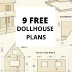 9 Free Dollhouse Plans In 2021 Dollhouse Woodworking Plans Doll