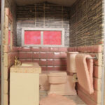 A Vintage Pink Bathroom For The Dollhouse Including World Of Tile