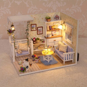 Aliexpress Buy 2017 Handmade Doll House Furniture Miniatura Diy