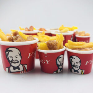 Aliexpress Buy 2PCS lot 1 6 Scale Miniature Dollhouse Fast Food