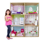 Amazon My Girl S Dollhouse For 18 Dolls Modern Home Style