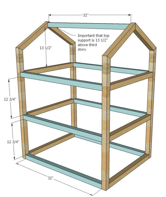 Ana White Build A Dream Dollhouse Free And Easy DIY Project And 