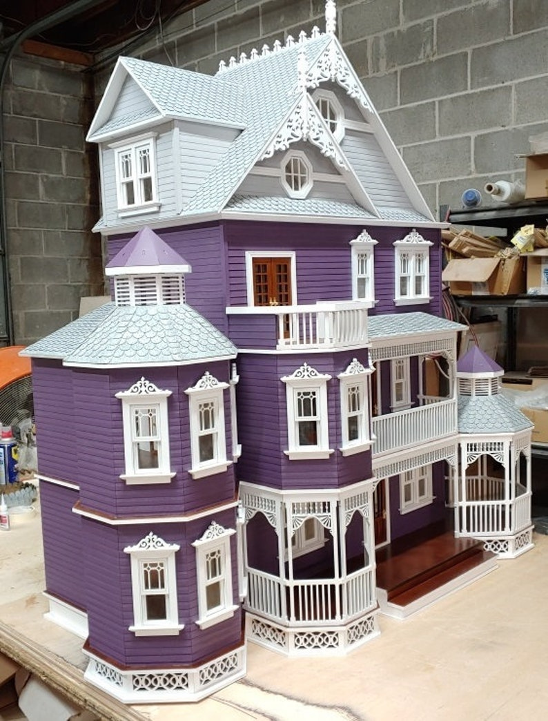 Ashley Gothic Victorian Generation 2 Dollhouse 1 12 Scale Kit Etsy