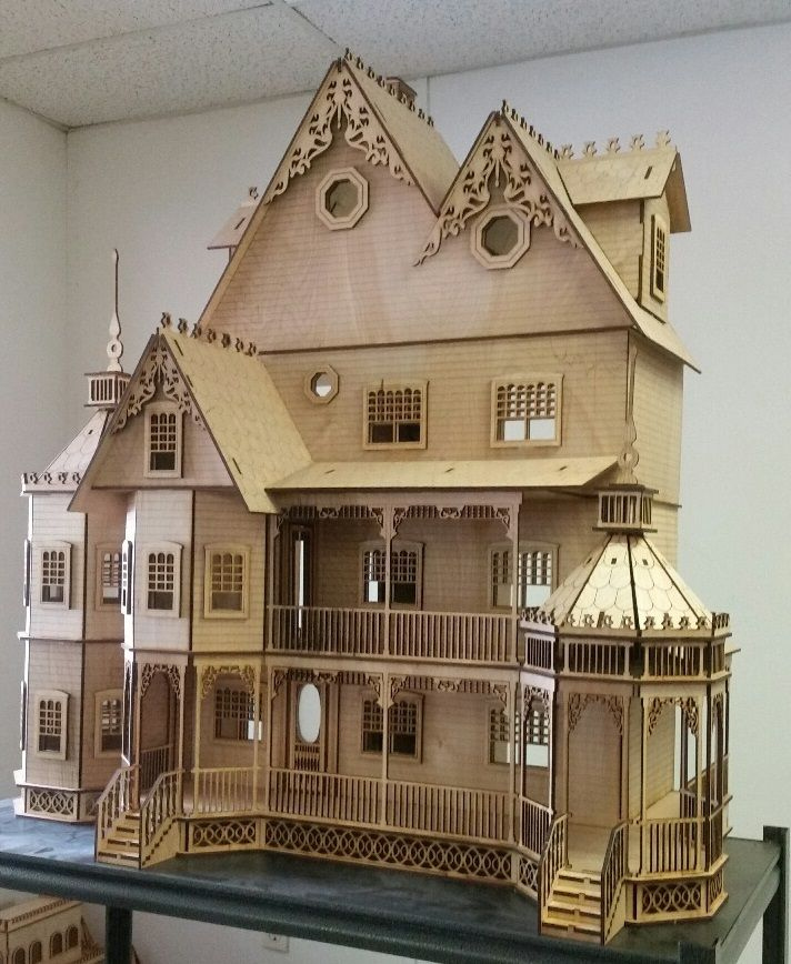 Ashley Victorian 1 12 Scale Dollhouse Kit Casas Victorianas Ideas De 