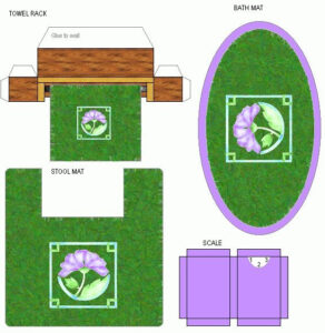 Bath Sets Butterfly Dreams Miniatures