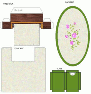 Bath Sets Butterfly Dreams Miniatures