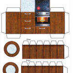 Best Doll House Printables Templates Kitchen 36 Ideas