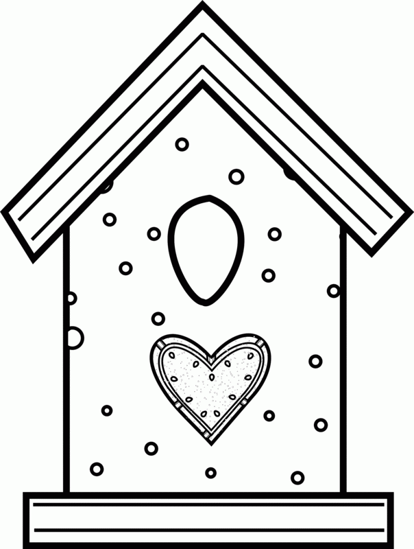 Bird House Coloring Pages 302 Free Printable Coloring Pages V zdoba 