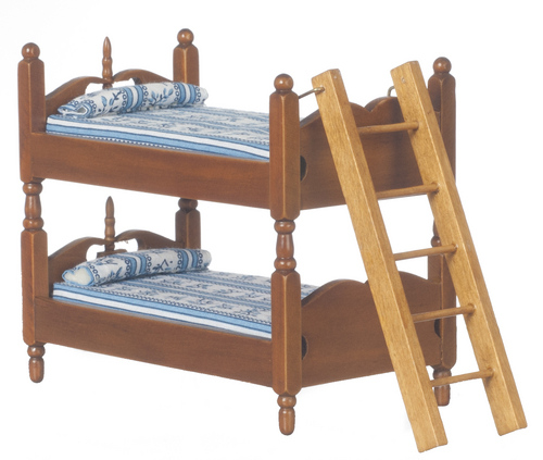 Bunk Beds W Ladder Mary s Dollhouse Miniatures
