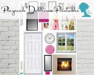 CLEARANCE Pretend Play Printable Playscale 1 6 Dollhouse Decor