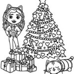 Coloring Page Gabby S Dollhouse Gabby S Dollhouse Christmas 15