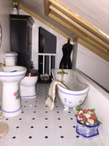 Contemporary Dollhouse Bathroom Dolls House Interiors Dollhouse