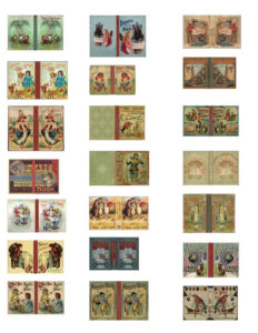 Creative Miniaturist PRINTIES Dollhouse Books Doll House Crafts