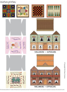 Creative Miniaturist Vol 1 No 2 Miniature Printables Paper Toys
