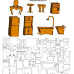 Cricut Maker Free Dollhouse Furniture Svg Files 122 SVG File For Cricut