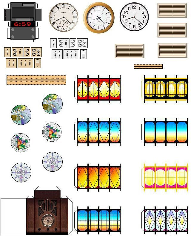 Difabio Miniature Barbie Doll Printables Printable Dollhouse Furniture