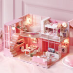 DIY Doll House Furniture Dream Angel Miniature Dollhouse Toys For