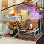 Diy Doll House Wooden Diy Crafts Miniature Dollhouse Furniture Kit Diy