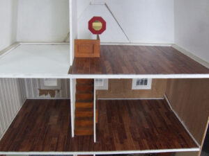 DIY Hardwood Dollhouse Flooring From Vinyl Tiles Little Victorian