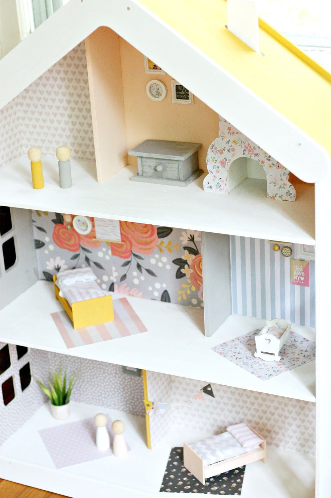 DIY Modern Dollhouse Tutorial The Pretty Life Girls Modern 