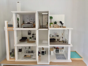 Dollhouse 1 12 Scale Modern Dollhouse Ideas Malibu Dollhouse Kit