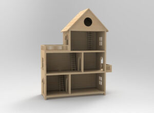 Dollhouse 3D Model 3D Printable CGTrader
