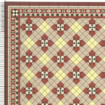 Dollhouse Floor Paper Victorian Tile 760999563107 EBay