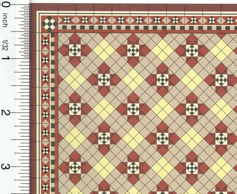 Dolls House Wallpaper And Flooring