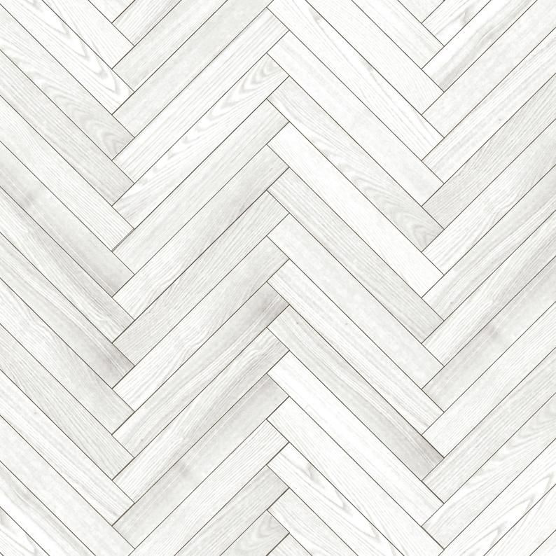 Dollhouse Flooring 1 12 Herringbone White Wood Parquet Etsy Doll 