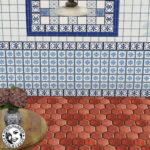 DOLLHOUSE Kitchen Wall Tiles Printable WALLPAPERS Border Etsy