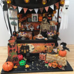 Dollhouse Miniature Halloween Market Stall Dollhouse Halloween