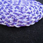 Dollhouse Miniature Oval Braided Rug Purple Lavender And Etsy