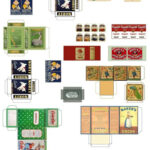 Dollhouse Miniature Printables Food Boxes Paper Doll House Doll