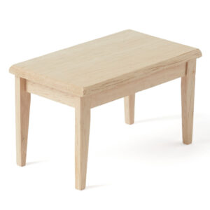 Dollhouse Miniature Unfinished Kitchen Table Kitchen Miniatures